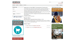 Desktop Screenshot of community.idexx.com