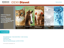 Tablet Screenshot of idexx.ch