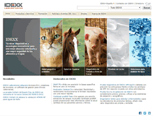 Tablet Screenshot of idexx.es